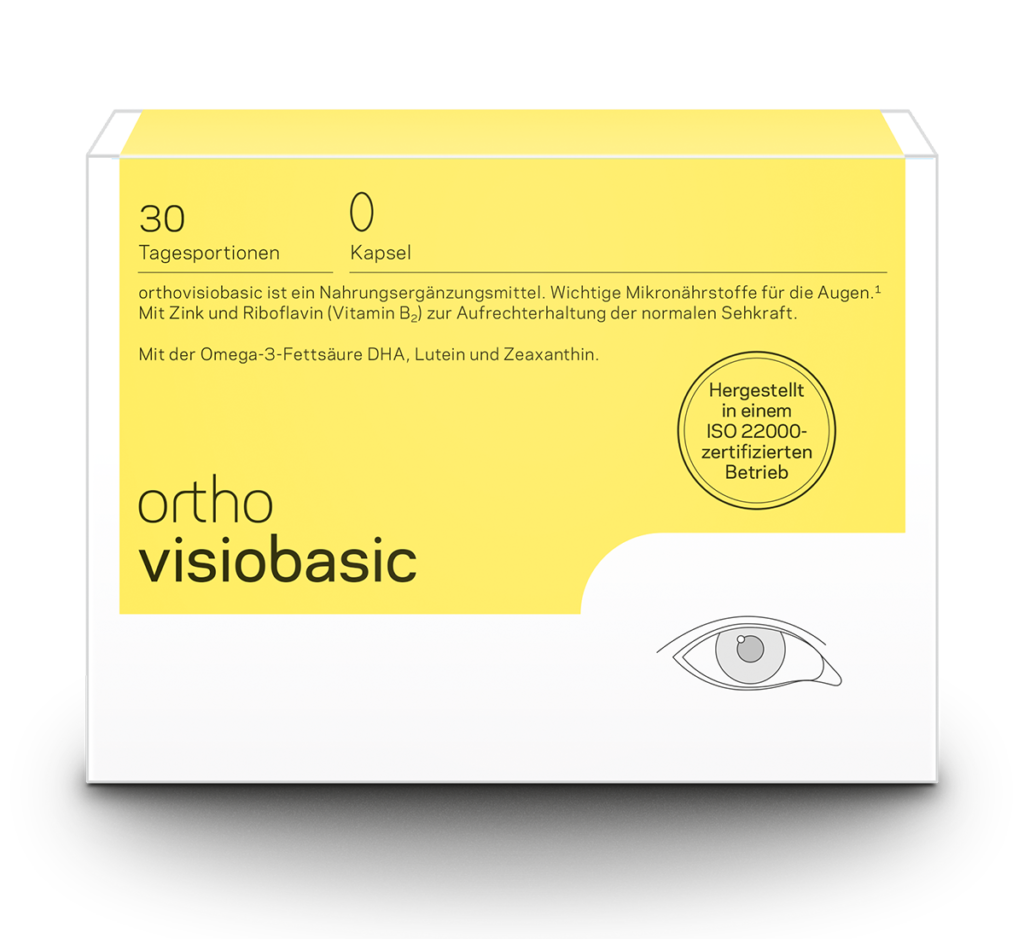 Orthomed Orthovisiobasic Kapseln 30 TP Augen Mikronährstoffe Vitamine 